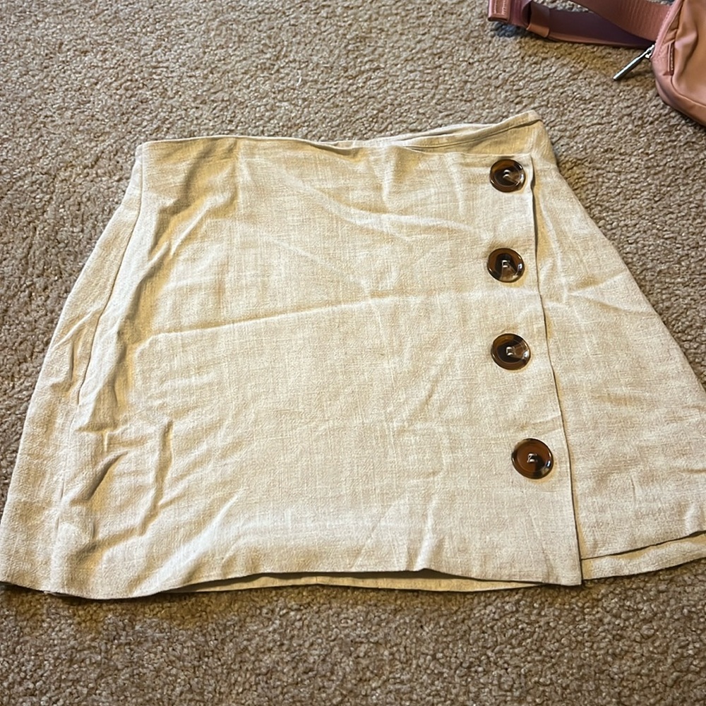 Altar’d State tan skirt linen